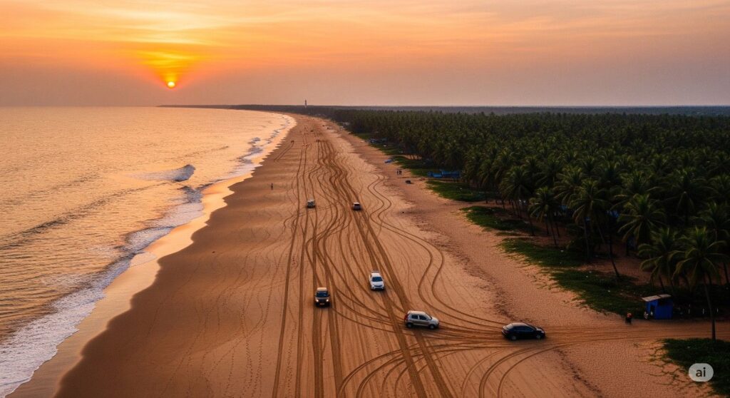 Muzhappilangad Drive-in Beach Kerala